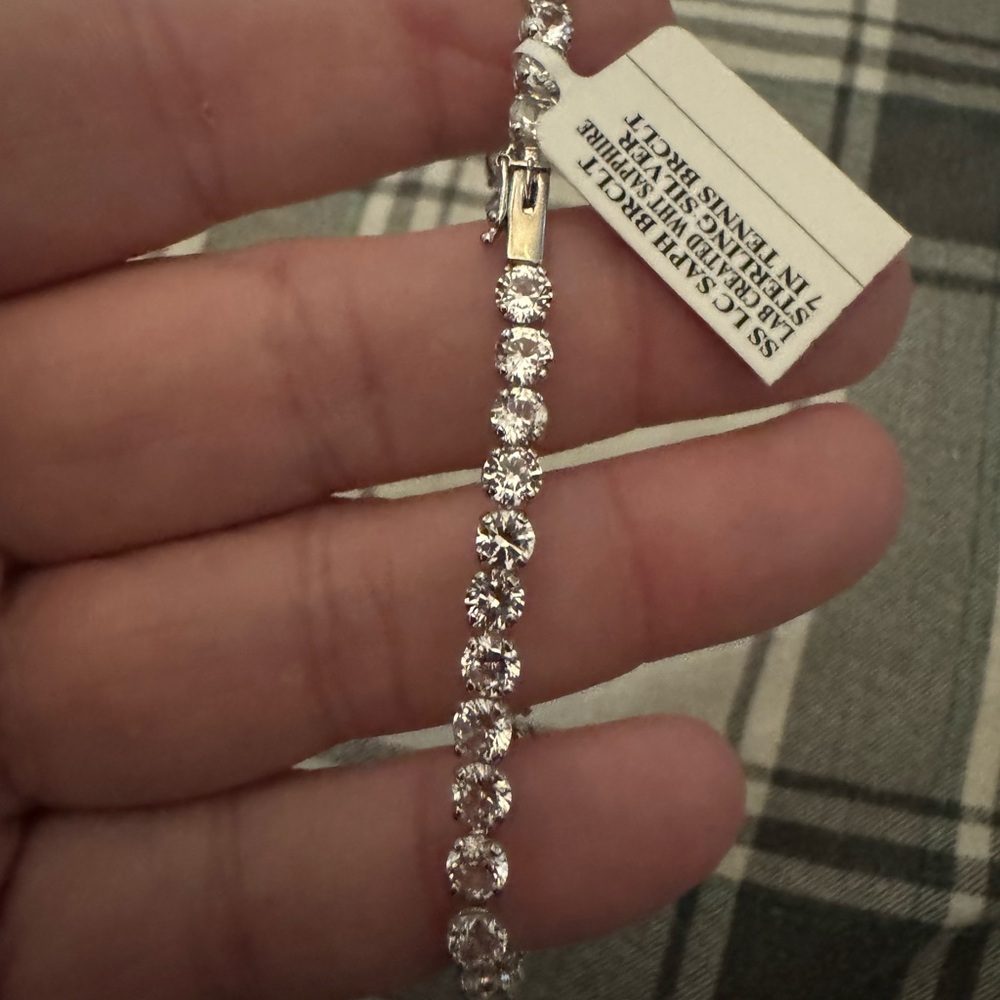 Sterling Silver Tennis Bracelet